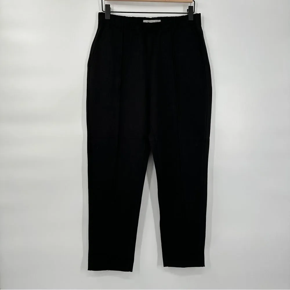 Everlane Womens The Dream Black Pull On Soft Stretch Pant S